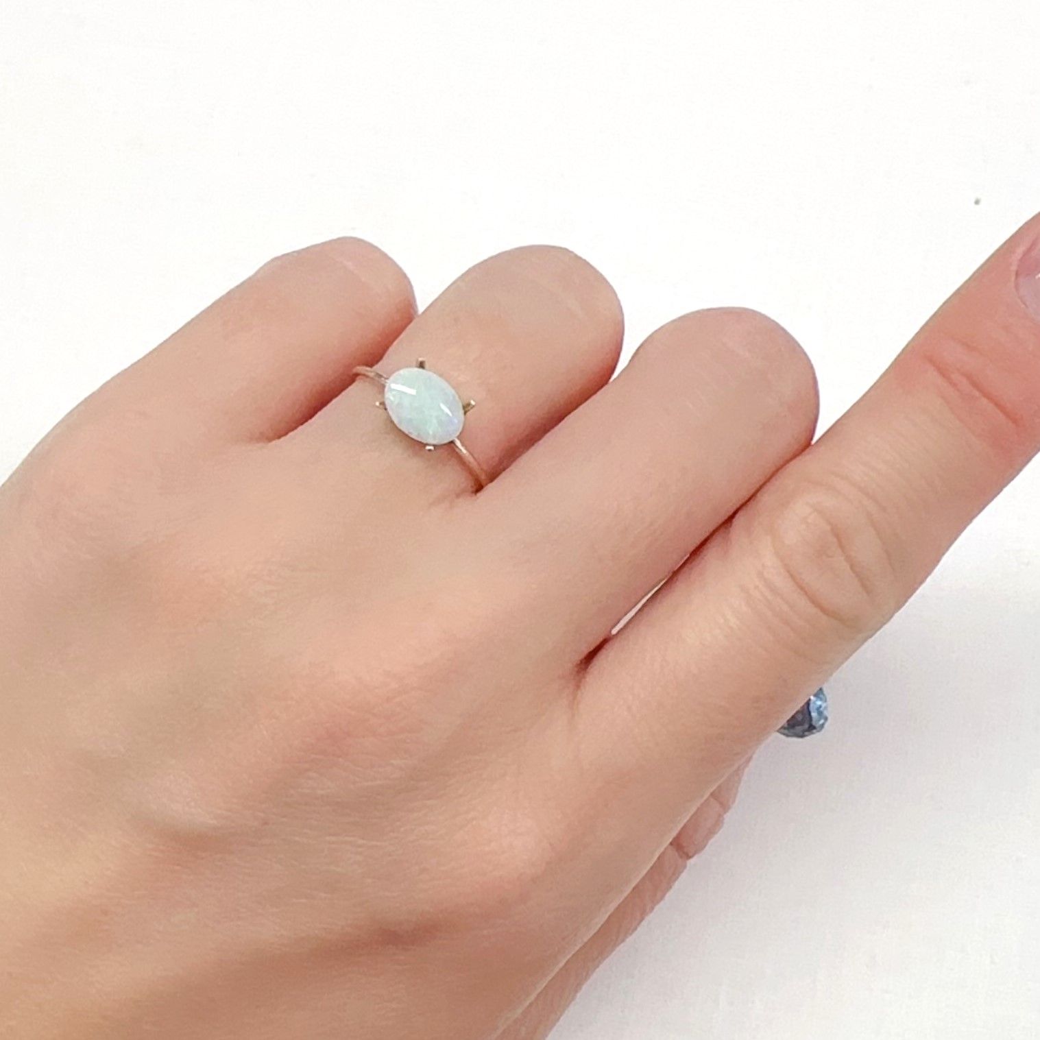 オパール オーストラリア産 0.52ct[240125291]8x6.1mm前後