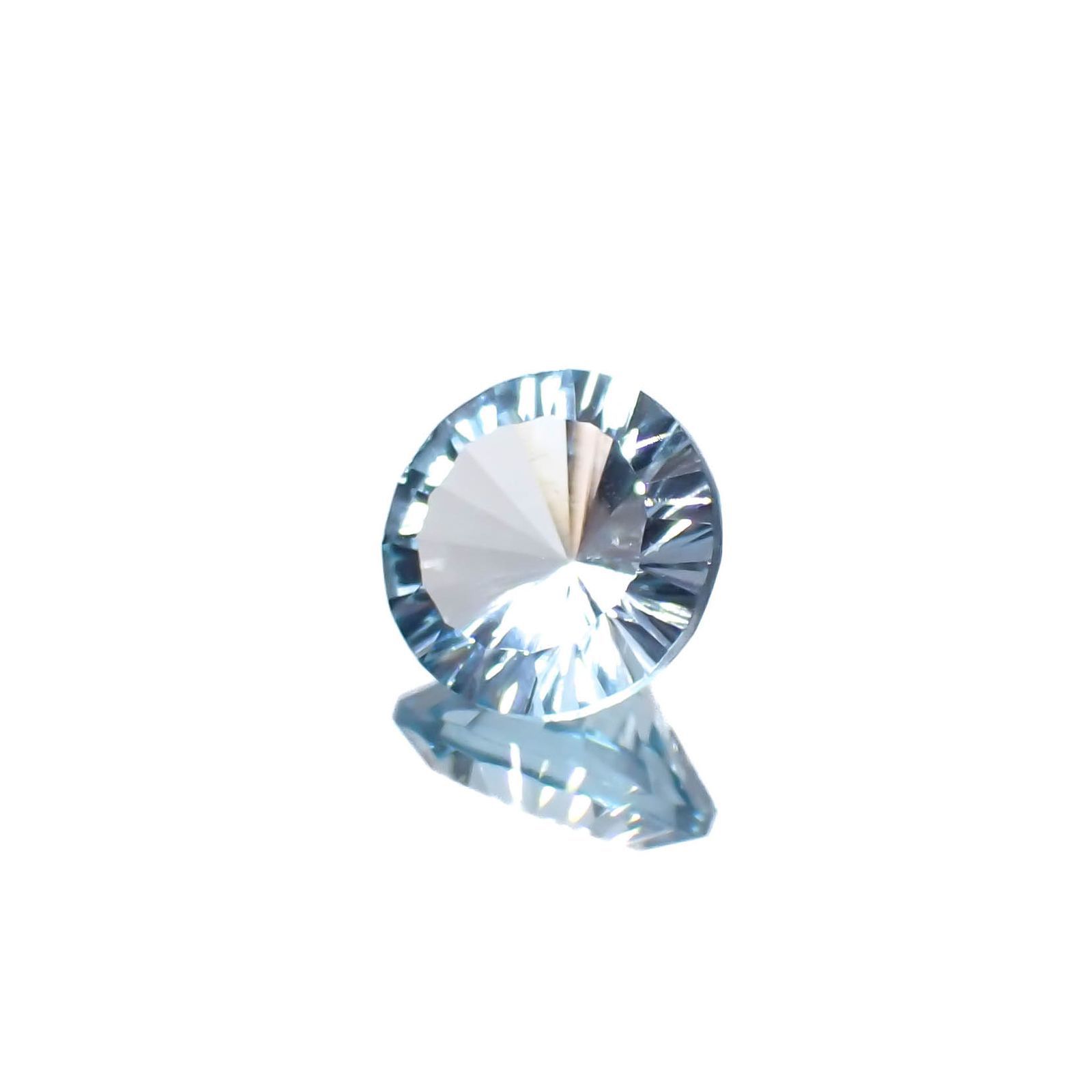 ブルートパーズ ブラジル産 4.33ct[221219313]10.2x10.2mm前後