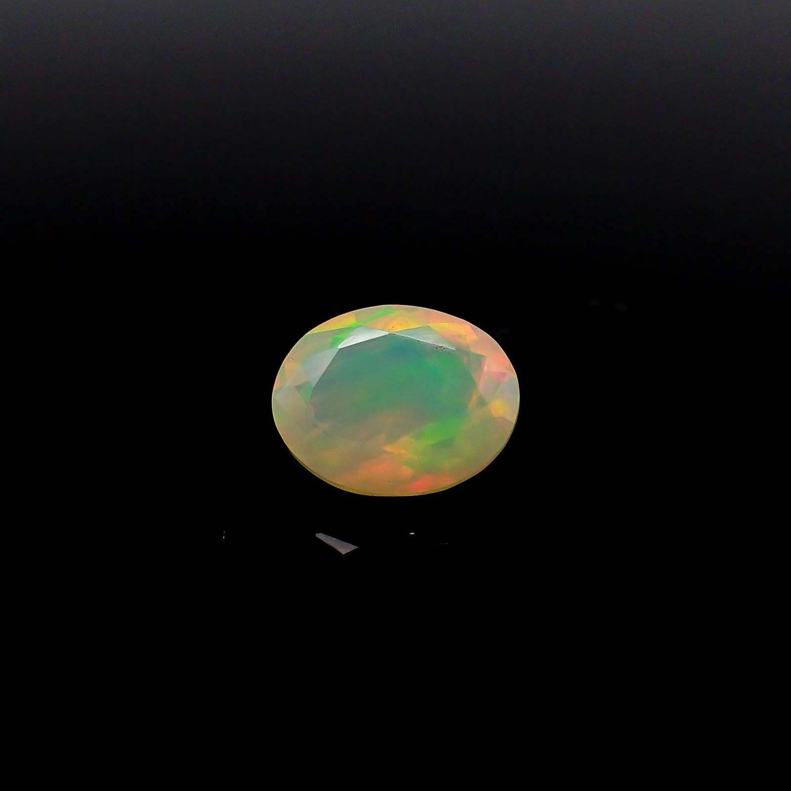 エチオピアオパール(宝石名オパール)エチオピア産 1.33ct 識別済[230722907]9.4x7.5mm前後