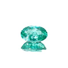 パライバトルマリン(宝石名トルマリン/別名パライバ・トルマリン)ブラジル・キントス鉱山産 0.396ct ソ付(宝貴協)・GIA鑑付[221018749]5.8x3.6mm前後