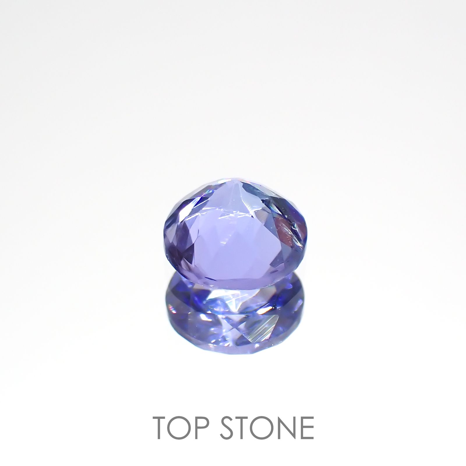 タンザナイト(宝石名タンザナイト)タンザニア産 0.59ct 識別済[220516044]5.2x5.1mm前後