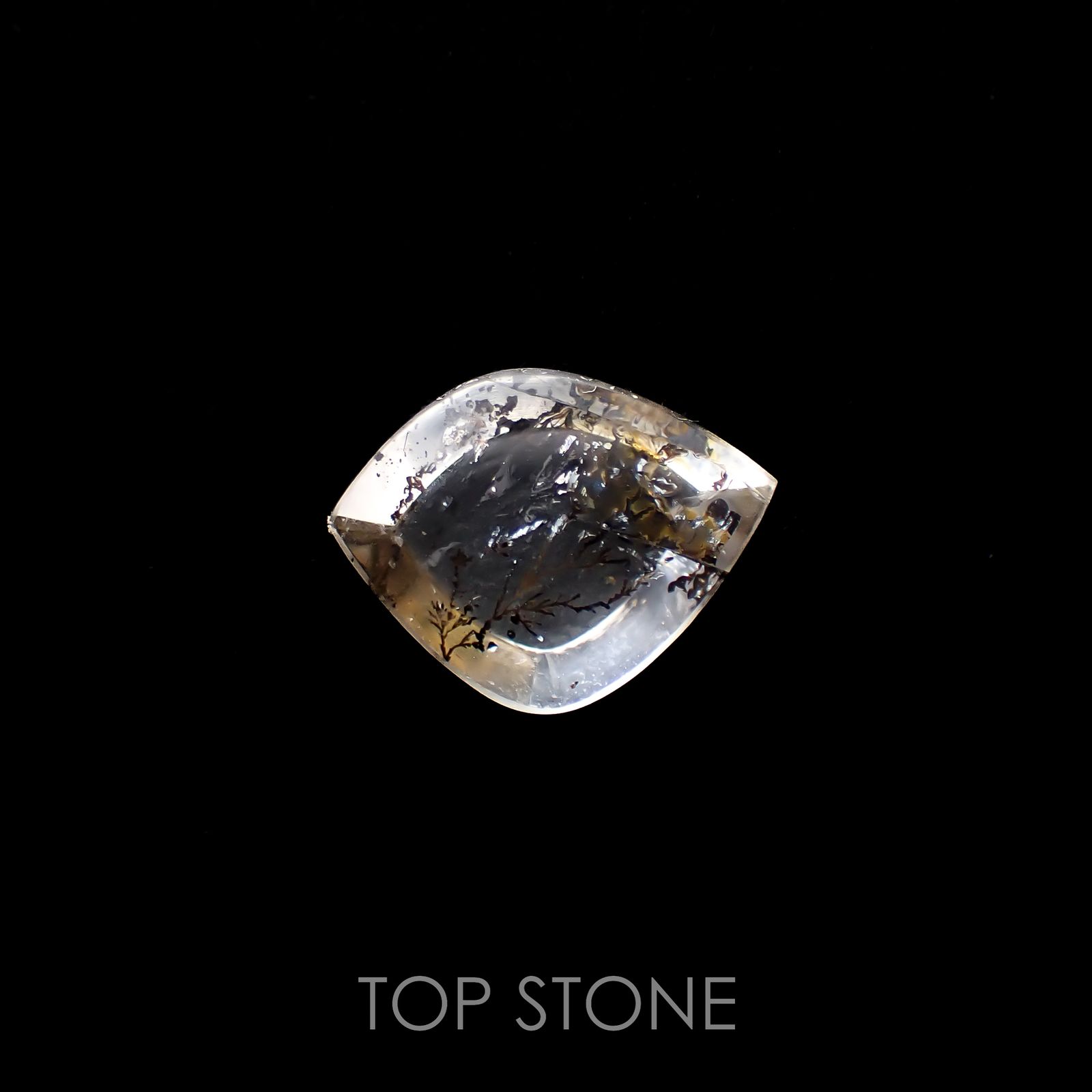デンドリチッククォーツ ブラジル産 3.95ct[220817334]13.3x10.2mm前後