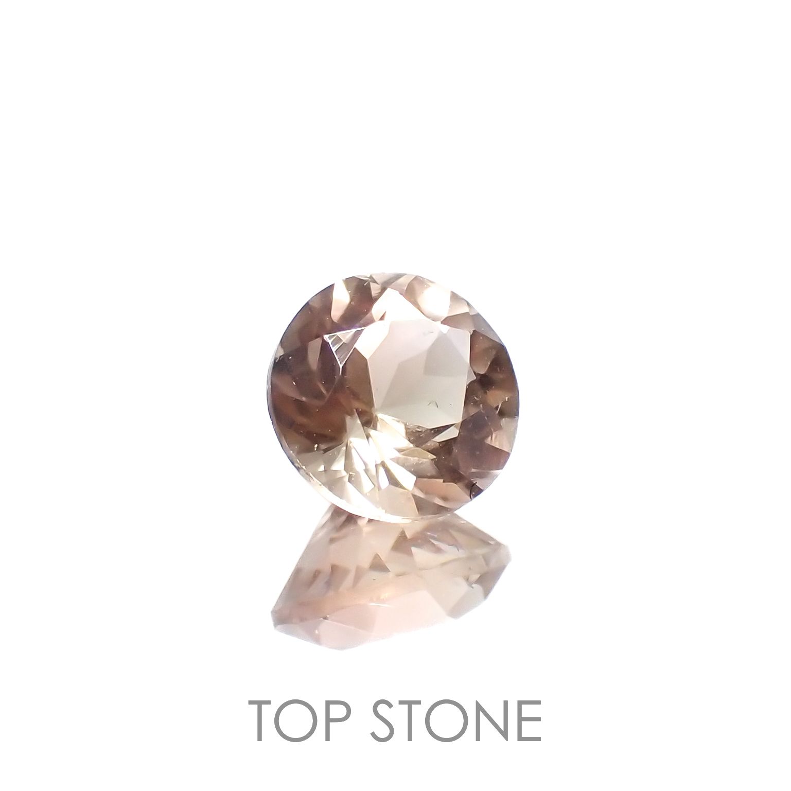 バイカラーオレゴンサンストーン アメリカ・オレゴン州産 0.79ct[230220677]6x6mm前後