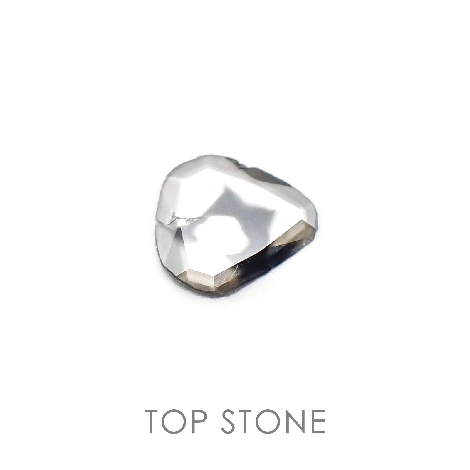 スライスカットダイヤモンド(宝石名ダイアモンド) 南アフリカ産 0.12ct 識別済[20106580]5×4.8mm前後