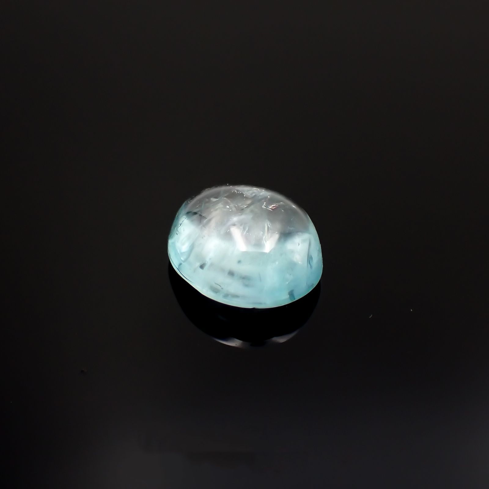 ユークレース(宝石名ブルー・ユークレース)コロンビア産 1.863ct ソ付(彩珠)[221018843]8.1x7mm前後
