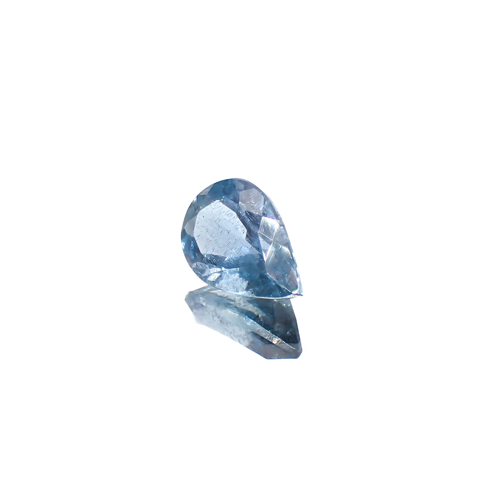 アクアマリン サンタマリアカラー マダガスカル産 1.17ct[240326971]8.8x5.9mm前後