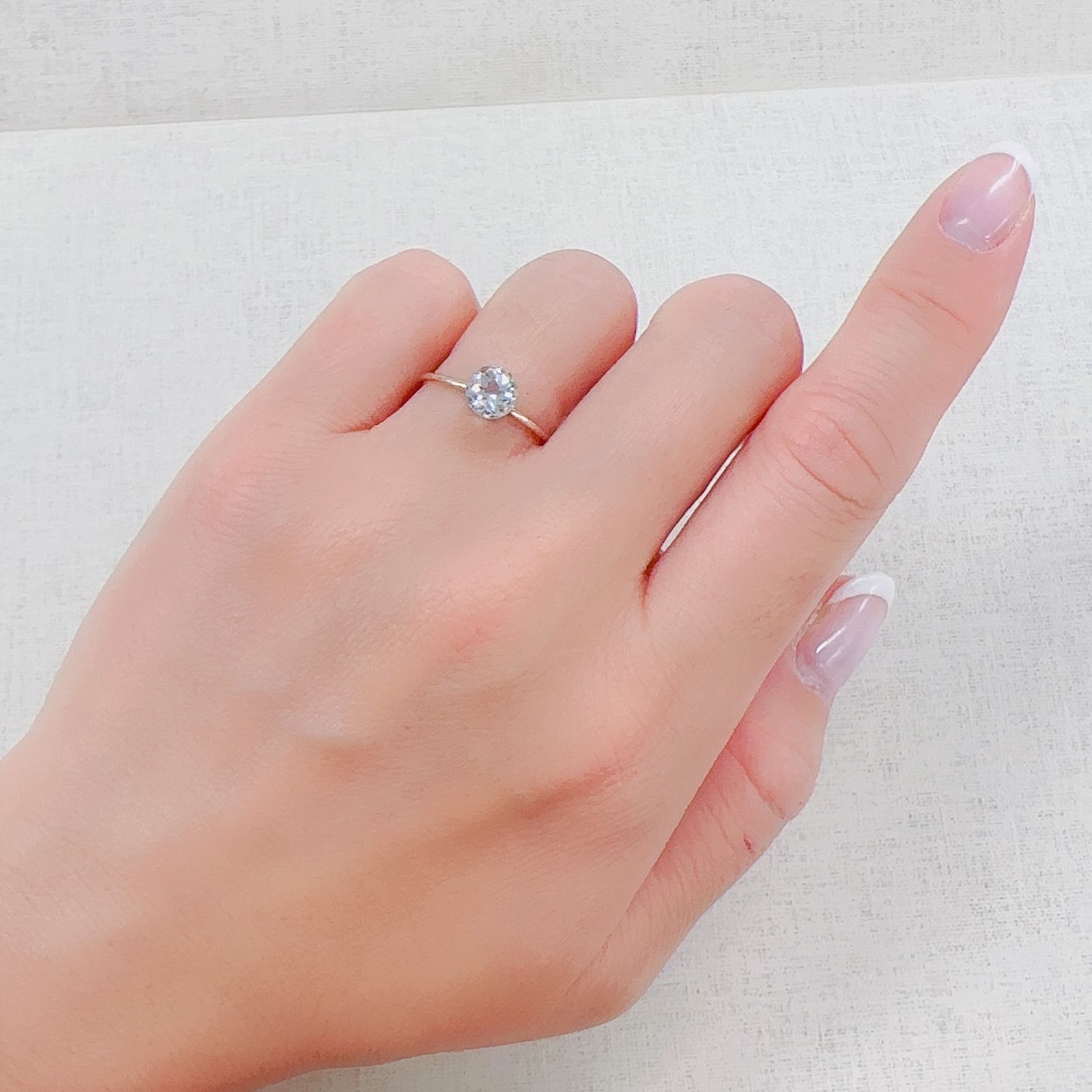 ゴッシェナイト パキスタン・ヒマラヤ産 0.89ct[230421838]6.2x6.1mm前後