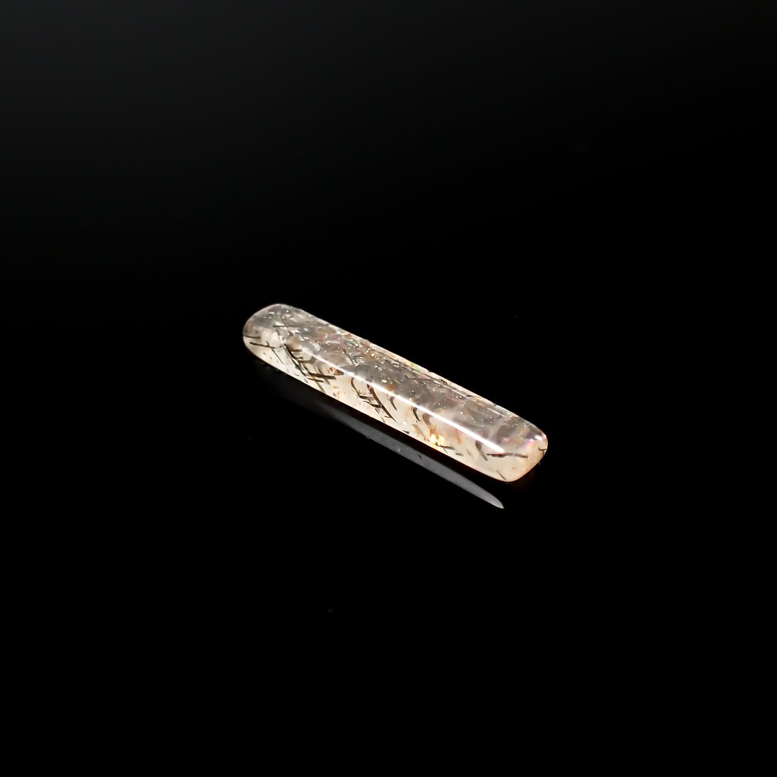 レインボーラティスサンストーン オーストラリア産 0.92ct[240326528]15.5x3mm前後