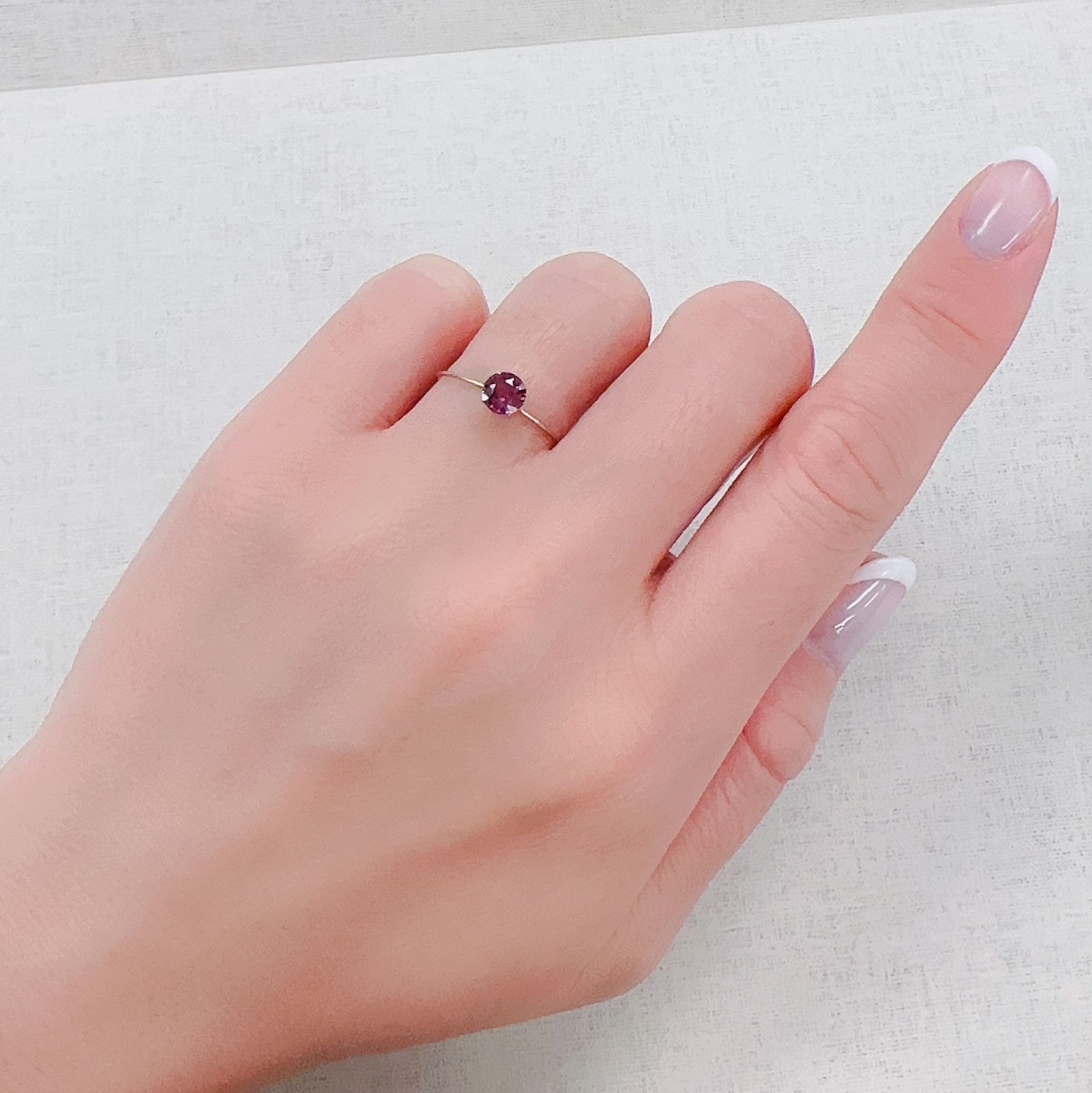 ロードライトガーネット(宝石名ロードライト・ガーネット)ブラジル産 0.65ct 識別済[230421590]5x5mm前後