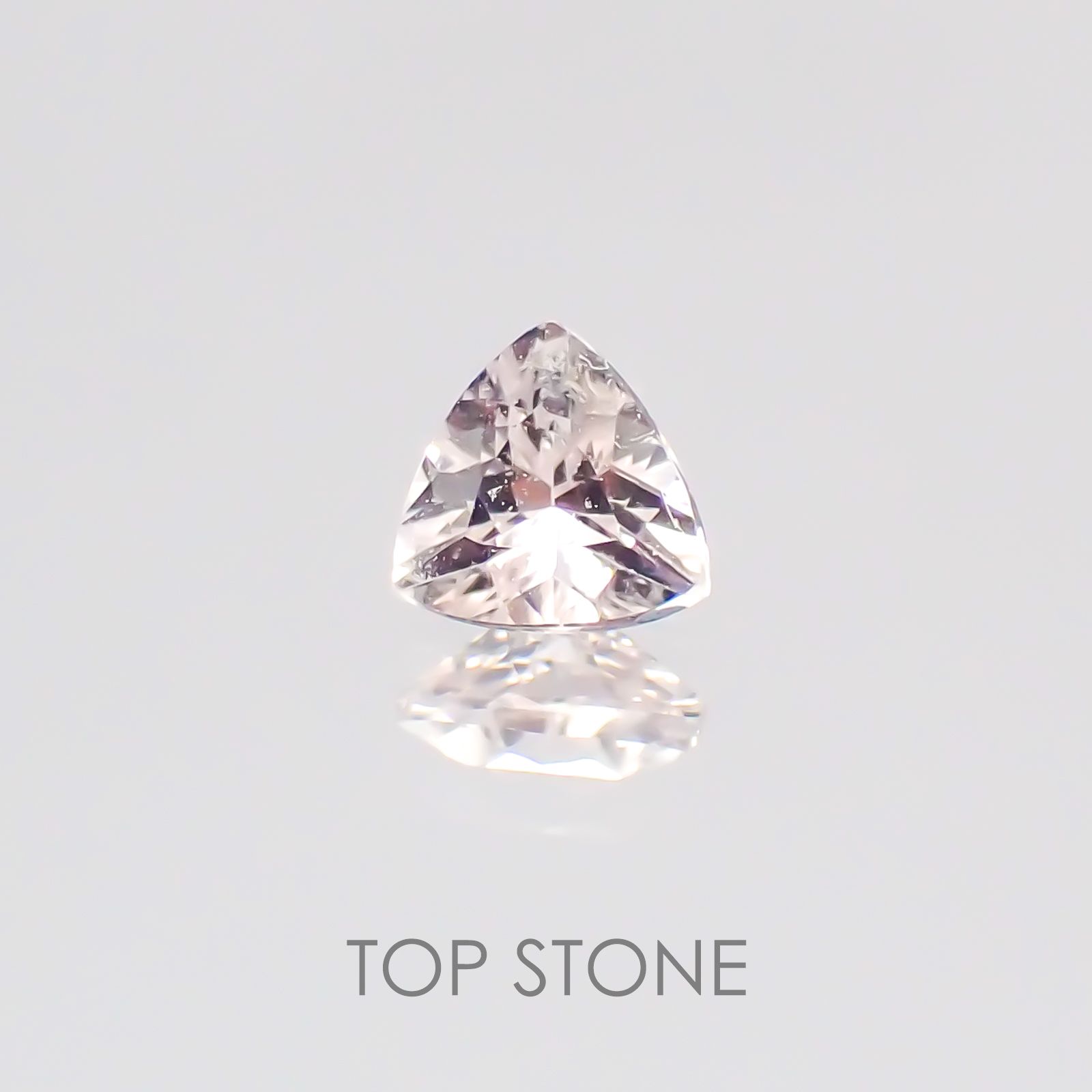 モルガナイト(宝石名モルガナイト) ナイジェリア産 0.21ct 識別済[20128572]4.1×4.2mm前後