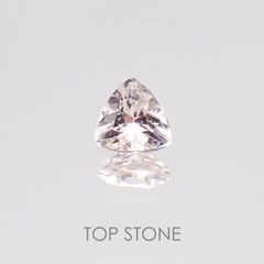 モルガナイト(宝石名モルガナイト) ナイジェリア産 0.21ct 識別済[20128572]4.1×4.2mm前後