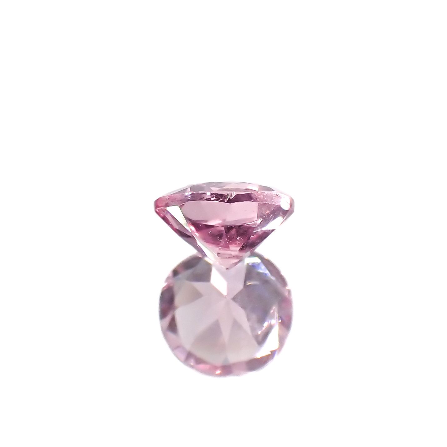 シルキーピンクスピネル タンザニア産 0.43ct[231224961]4.9x4.9mm前後