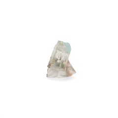 アホイト 原石(宝石名アホイト イン クォーツ)南アフリカ・メッシーナ鉱山産 4.17ct 識別済[230522035]13.5x10.9mm前後
