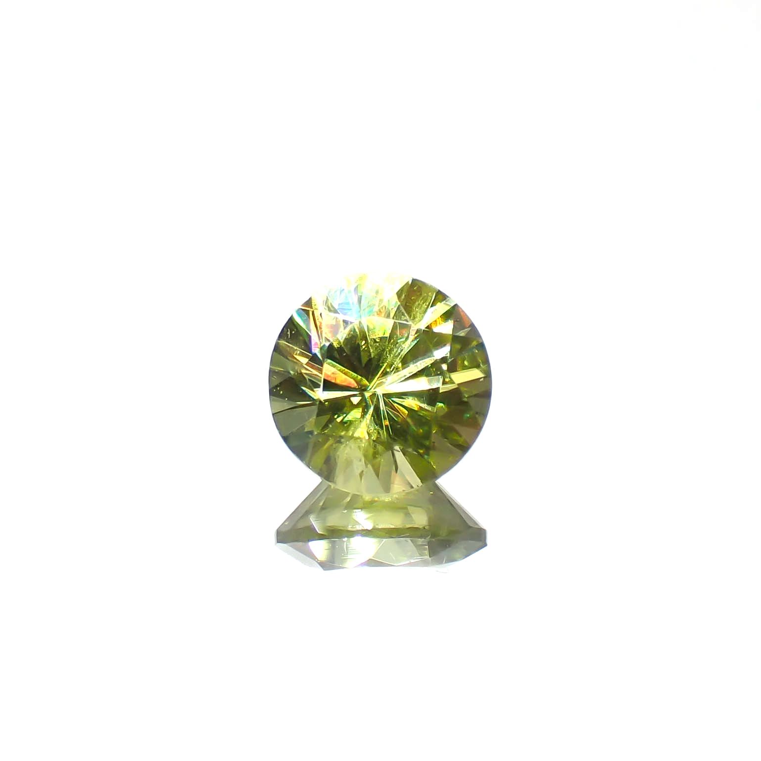 スフェーン(宝石名スフェーン)マダガスカル産 1.15ct 識別済[240627949]6.5x6.5mm前後
