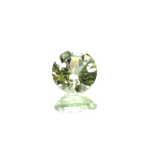 ペリドット(宝石名ペリドット) パキスタン産 識別済 1.04ct / 6.4x6.4mm前後 [210813073]