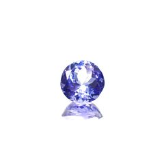 タンザナイト(宝石名タンザナイト)タンザニア産 0.82ct 識別済[240627885]5.9x5.9mm前後