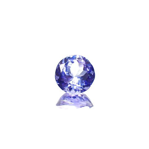 タンザナイト(宝石名タンザナイト)タンザニア産 0.82ct 識別済[240627885]5.9x5.9mm前後