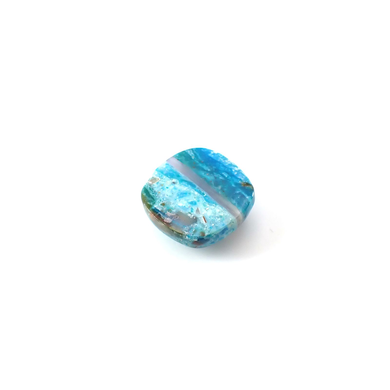 ブルーオパール ペルー産 4.41ct [250730731]11.4x11.2mm前後