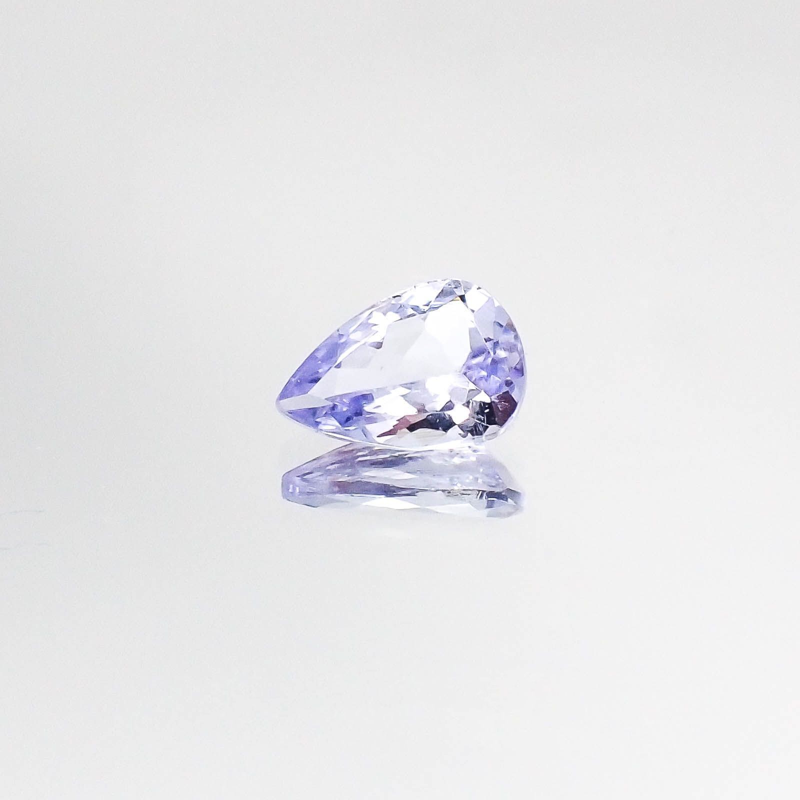 ラベンダーゾイサイト(宝石名ゾイサイト)タンザニア産 0.55ct 識別済[230522016]6.9x4.7mm前後