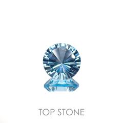ブルートパーズ ブラジル産 4.31ct[221219344]9.9x9.9mm前後