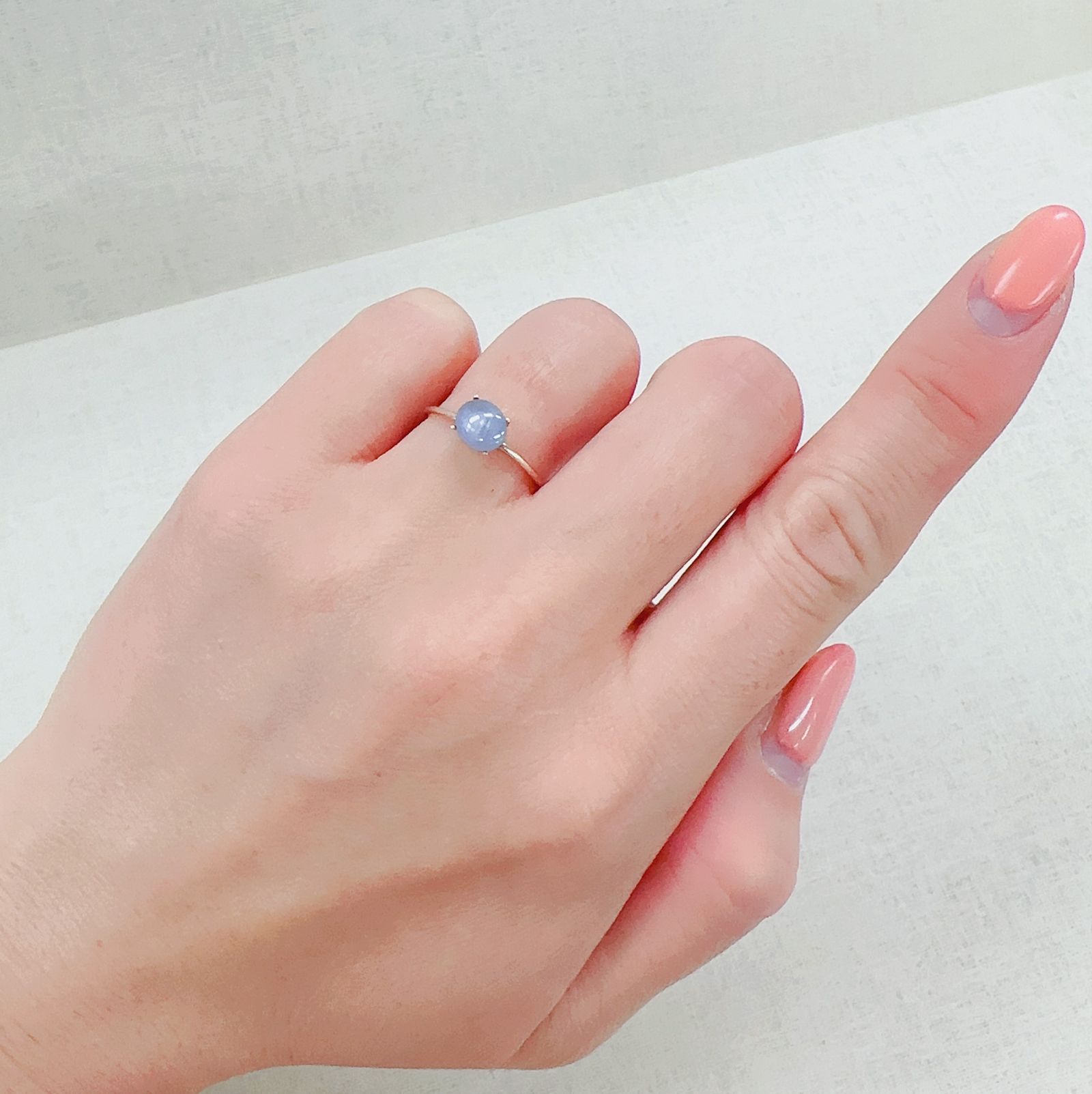 ブルースターサファイア(宝石名スター・サファイア)ビルマ産 1.10ct 識別済[230321217]6.5x5.4mm前後