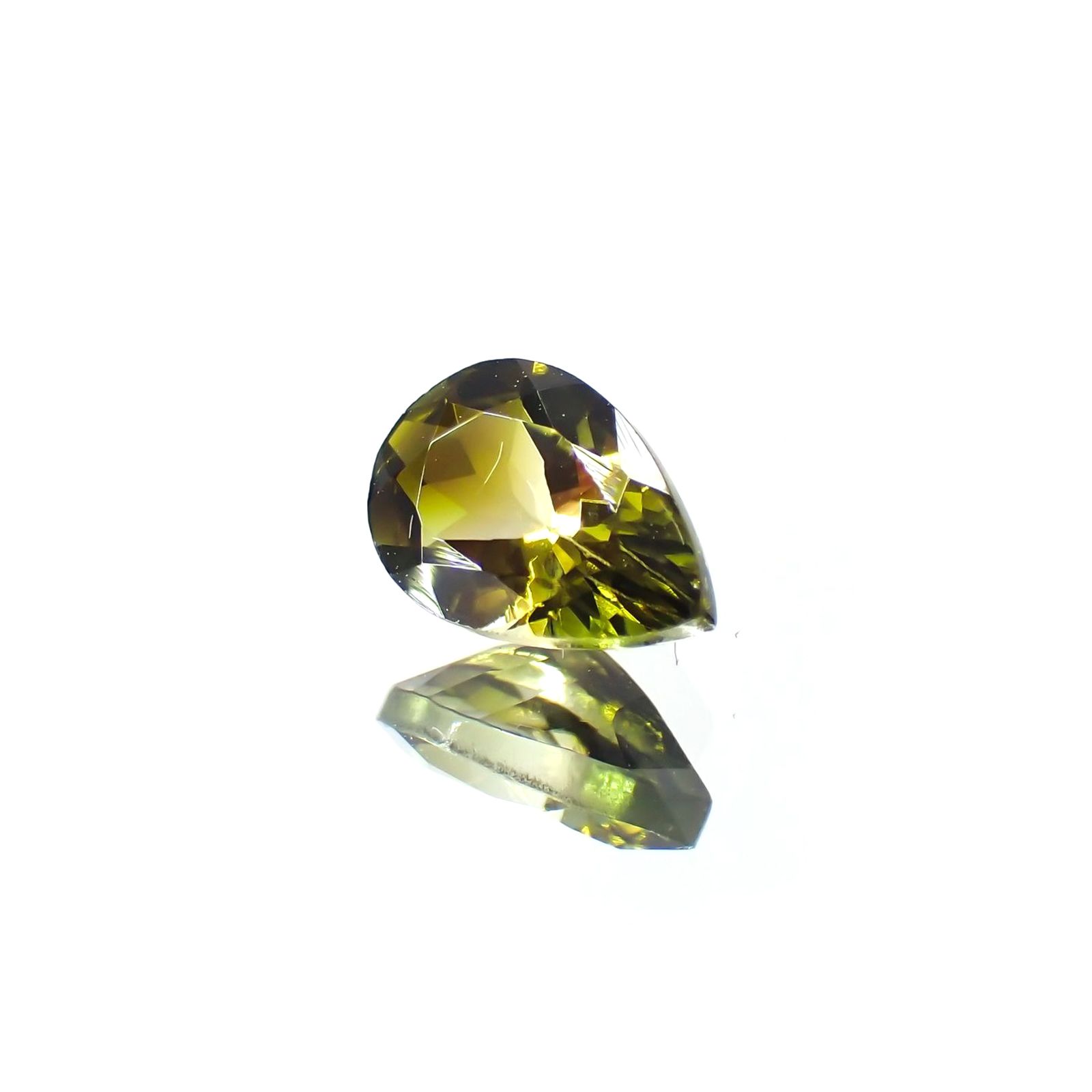 バイカラートルマリン(宝石名バイカラー・トルマリン) ブラジル/アフリカ産 0.56ct 識別済[211013574]6.6×4.5mm前後