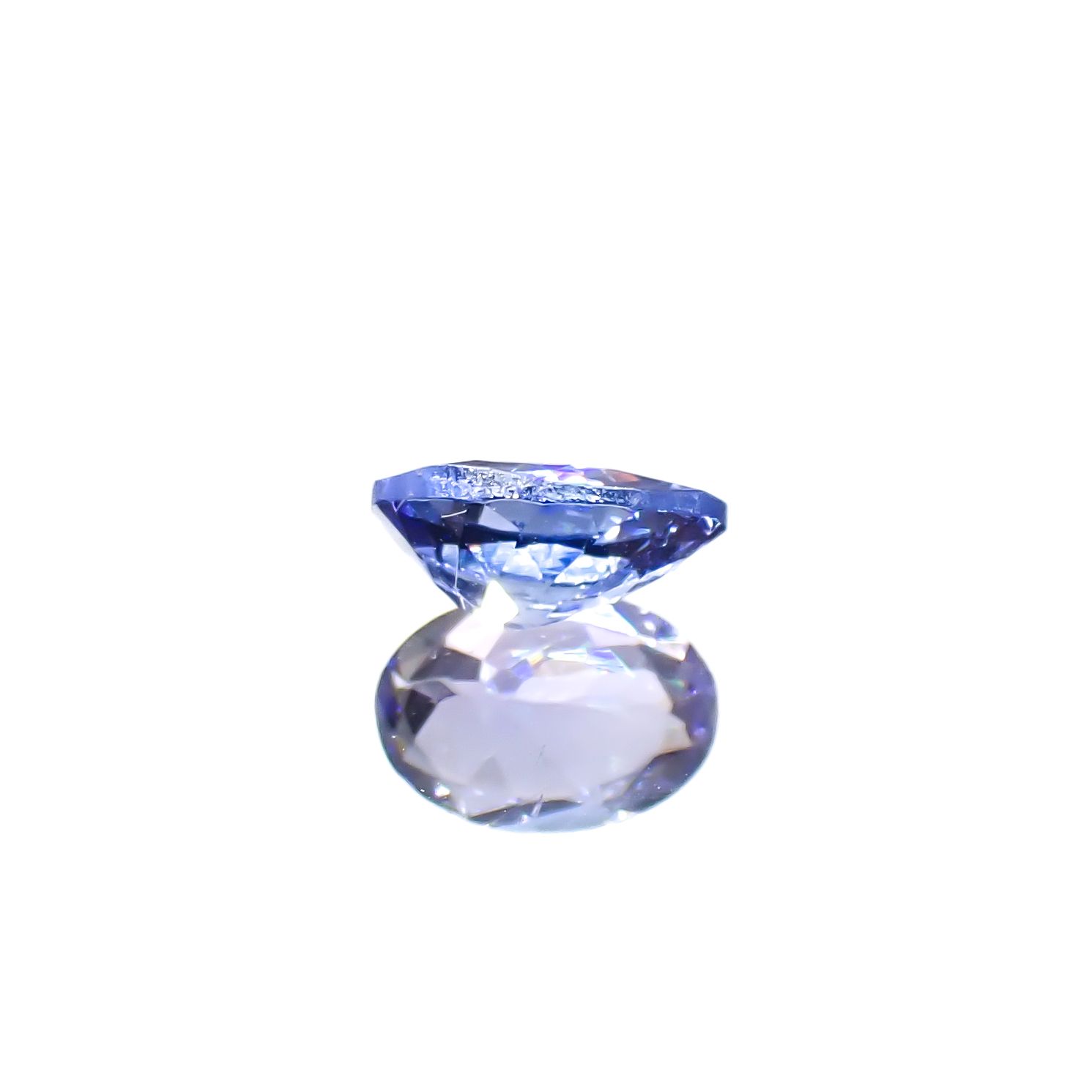 タンザナイト(宝石名タンザナイト)タンザニア産 0.71ct 識別済[240628338]6.9x4.9mm前後