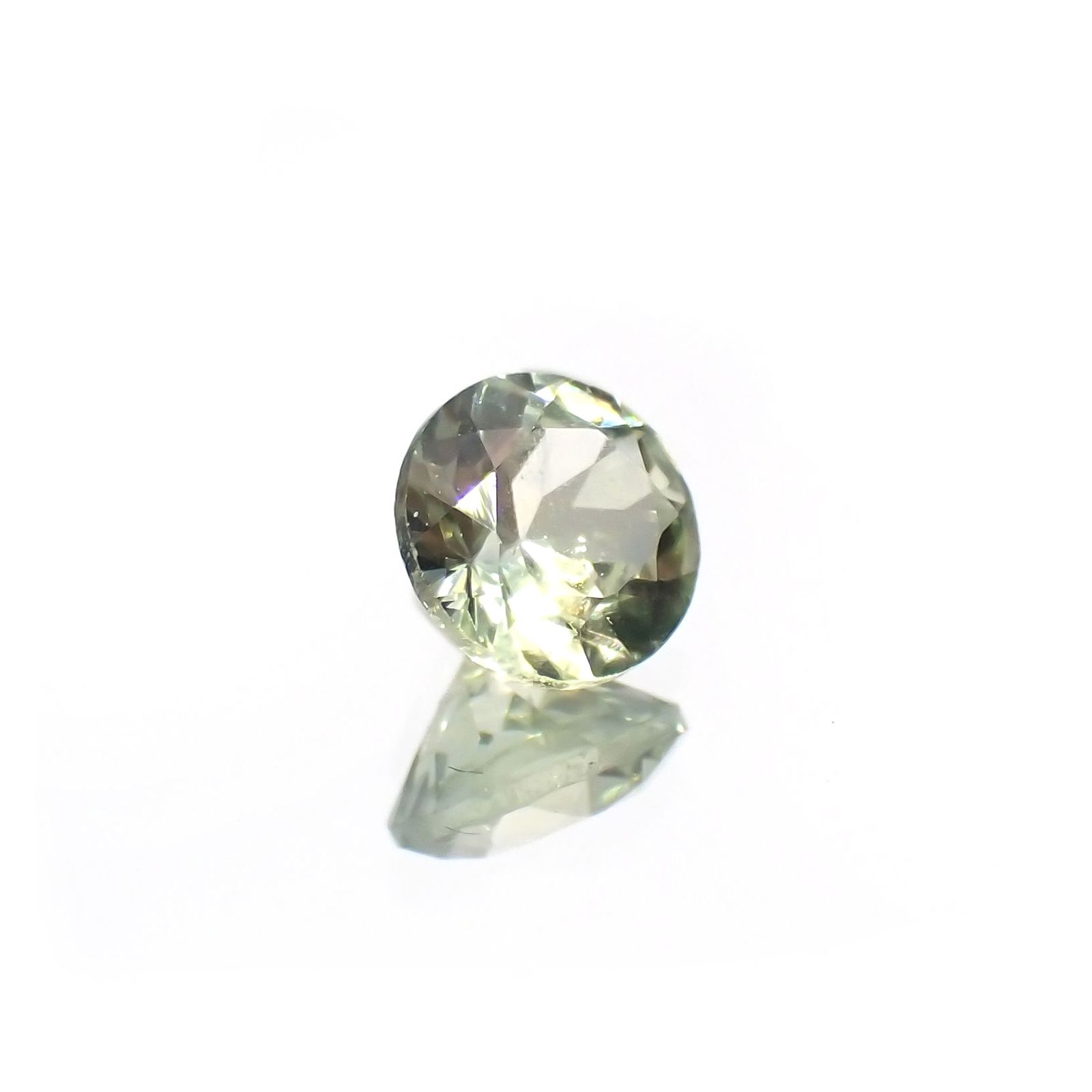 モンタナサファイア(宝石名サファイア)アメリカ・モンタナ州産 0.48ct 識別済[230321284]4.6x4.6mm前後