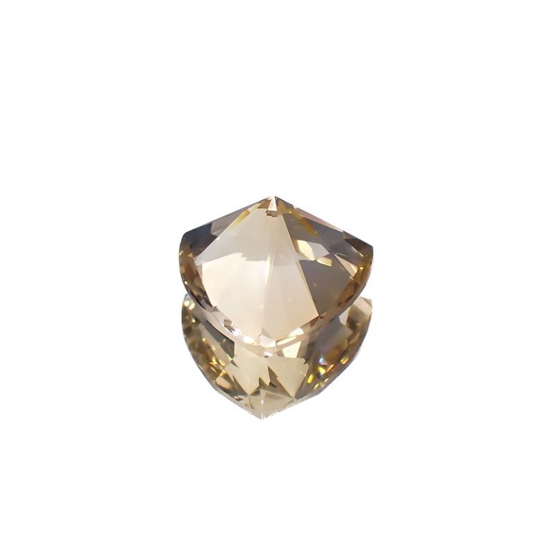 ゴールデンダンビュライト(宝石名イエロー・ダンブライト)ロシア産 5.264ct ソ付(彩珠)[221119034]11.8x12mm前後