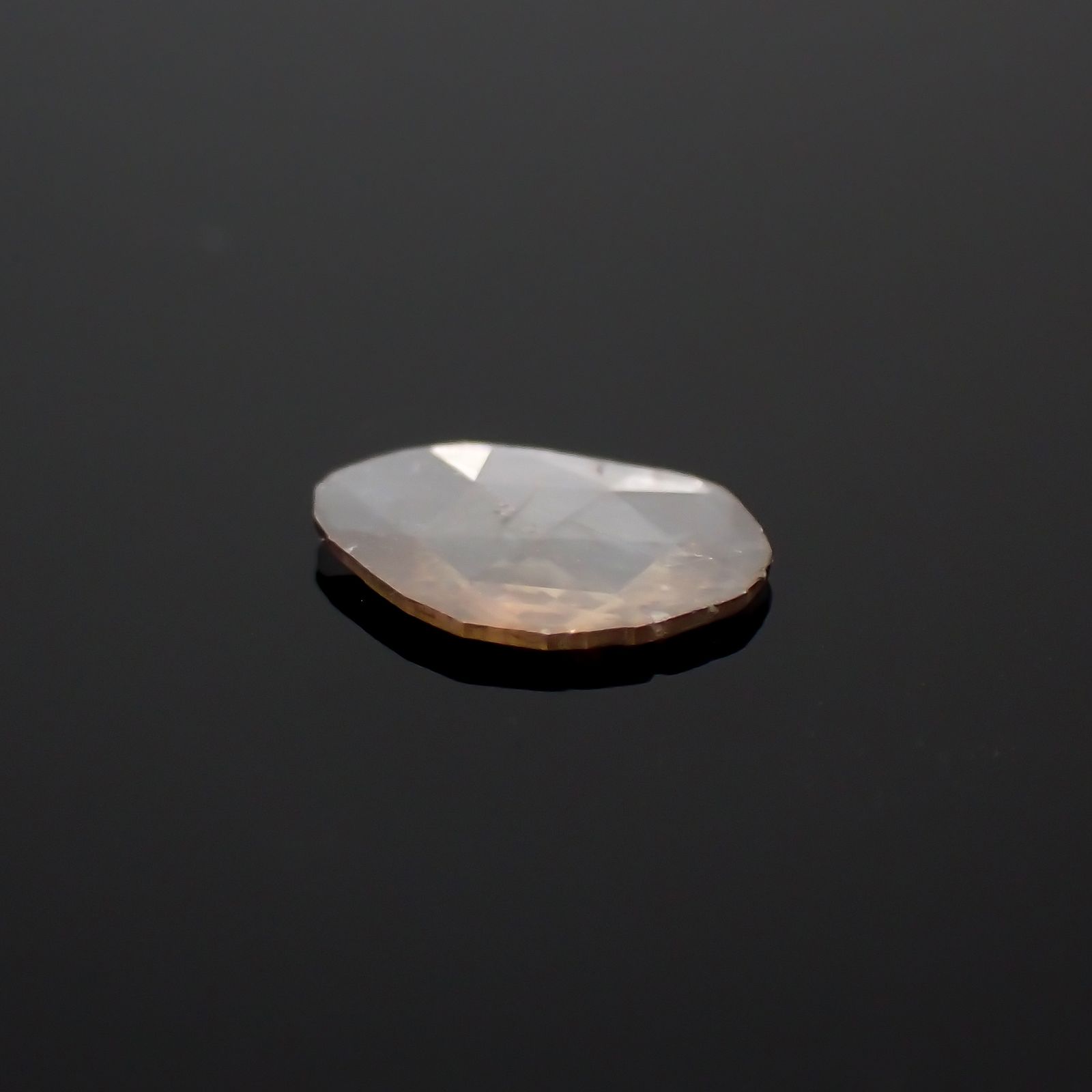 スライスダイヤモンド 0.38ct[231023609]8.8x7.3mm前後