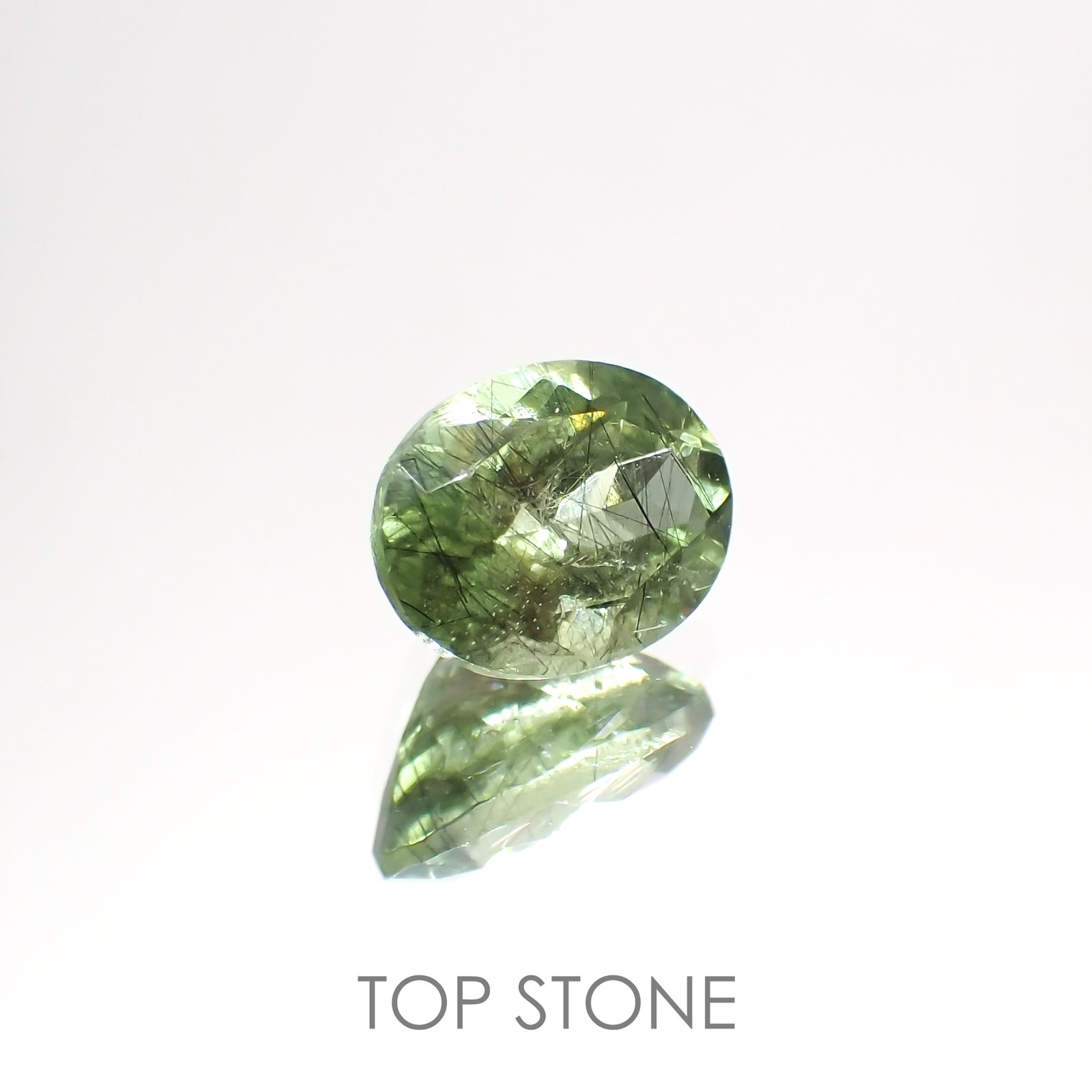 ルドウィジャイトインペリドット パキスタン産 1.58ct[220114224]8x6.1mm前後