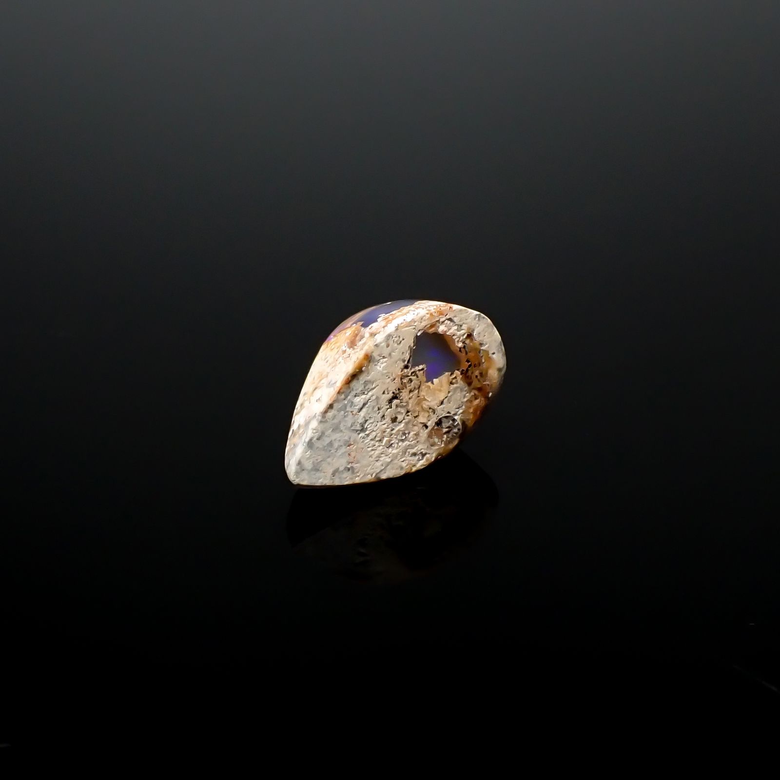 カンテラオパール メキシコ産 3.09ct[240125296]12.4x7.7mm前後