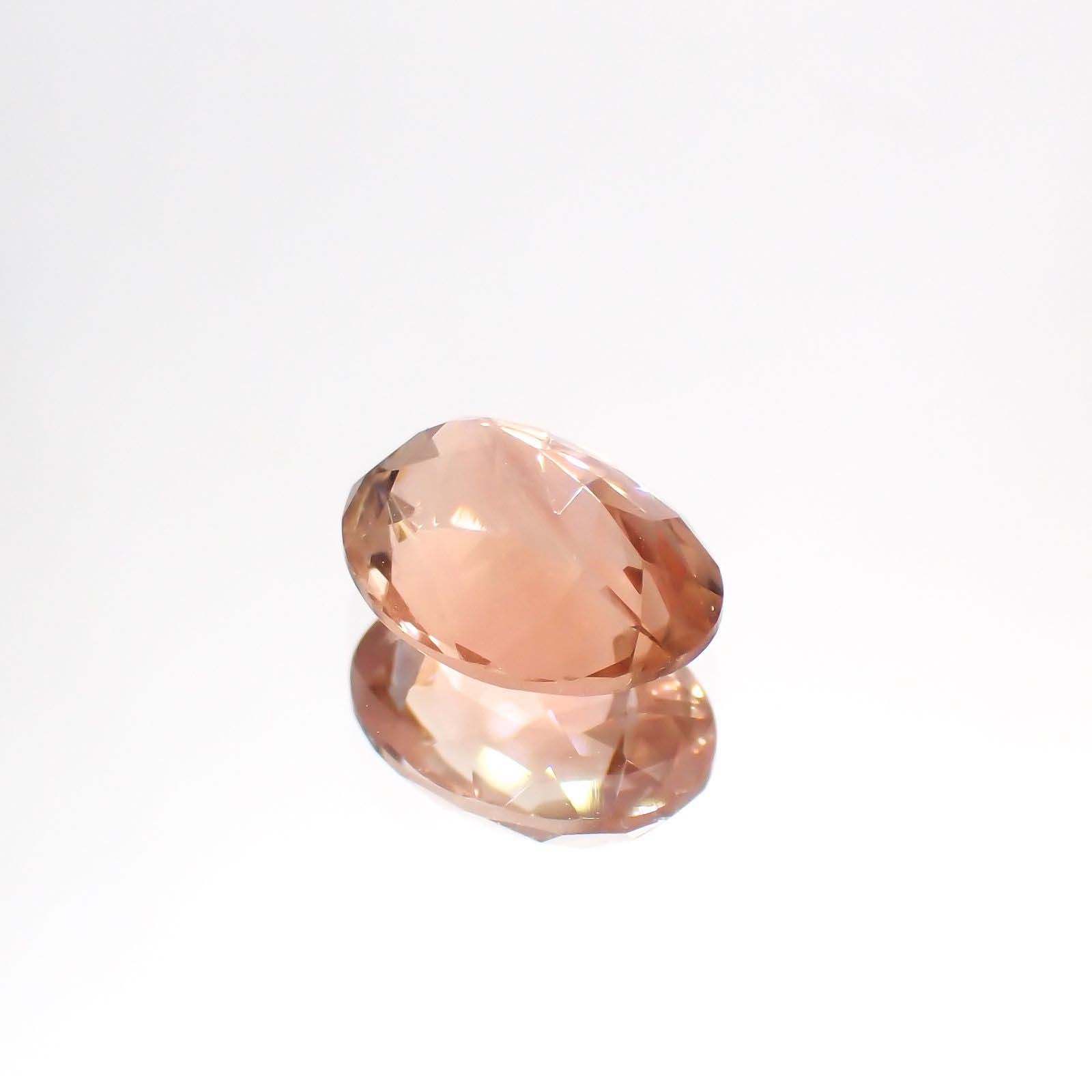 オレゴンサンストーン(宝石名ラブラドライト)アメリカ・オレゴン州産 1.88ct 識別済[230722703]9.3x7.1mm前後