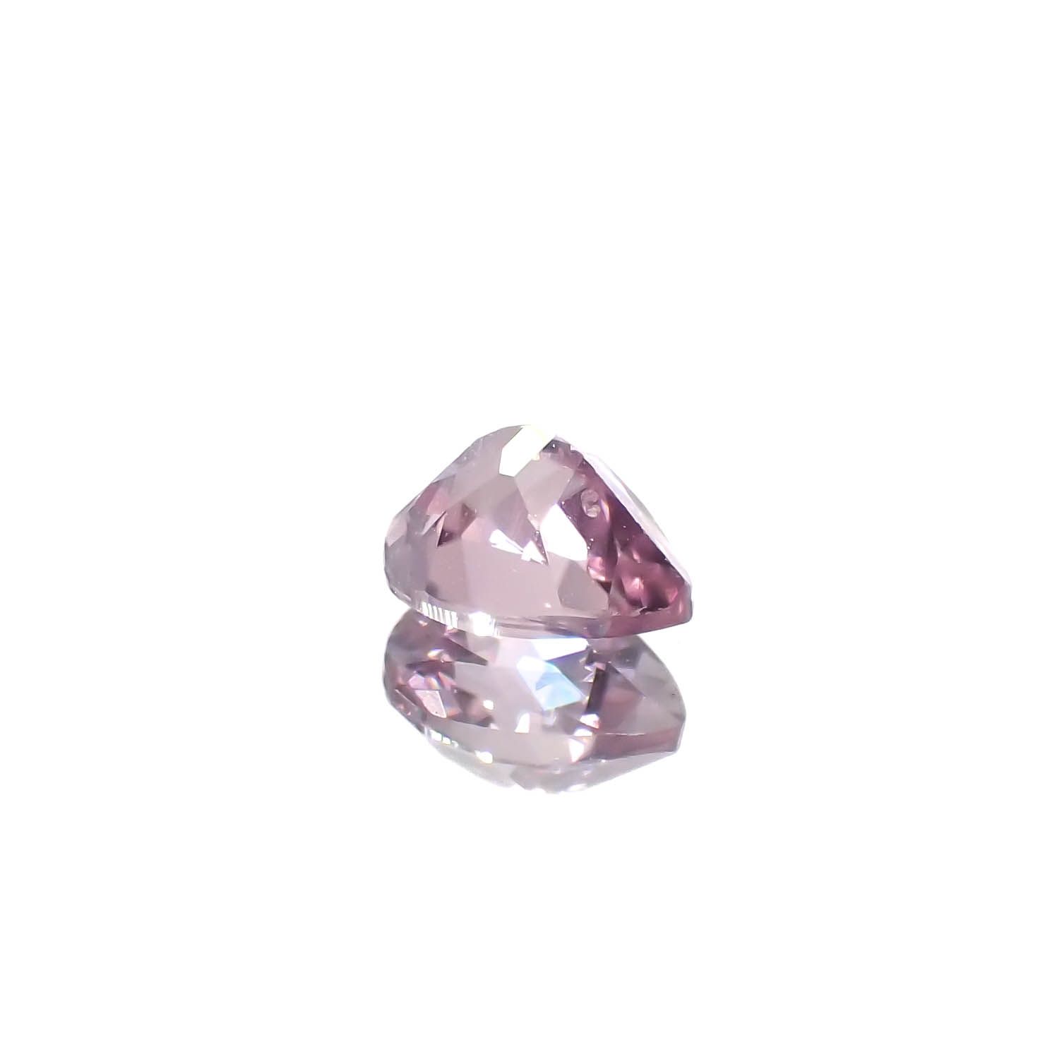 カラーシフト ピンクダイアスポア アフガニスタン産 0.41ct[240326985]5x4mm前後