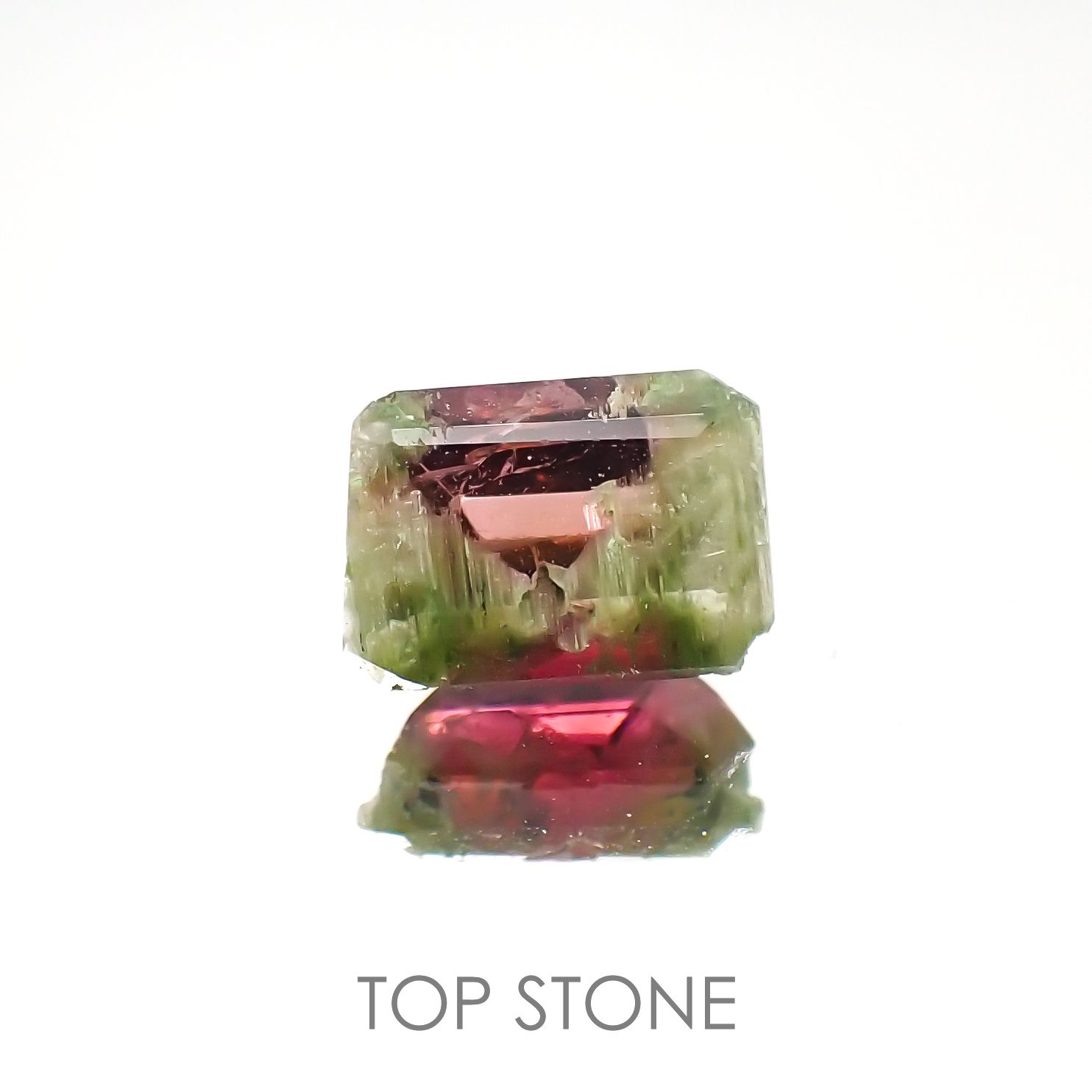 ゼブラトルマリン ブラジル産 1.24ct[220716934]7.3x5.2mm前後