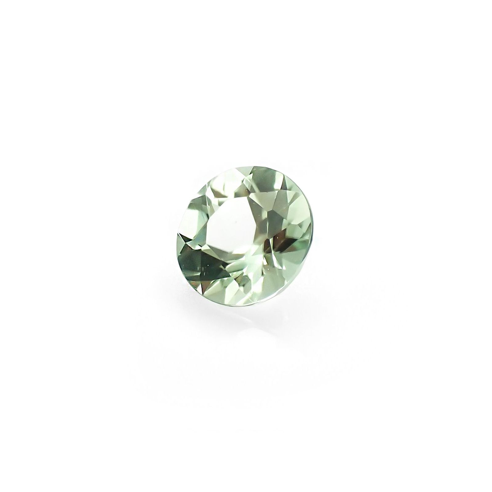 モンテブラサイト(宝石名モンテブラサイト)マダガスカル産 識別済 0.42ct / 4.9x4.8mm前後 [230120296]