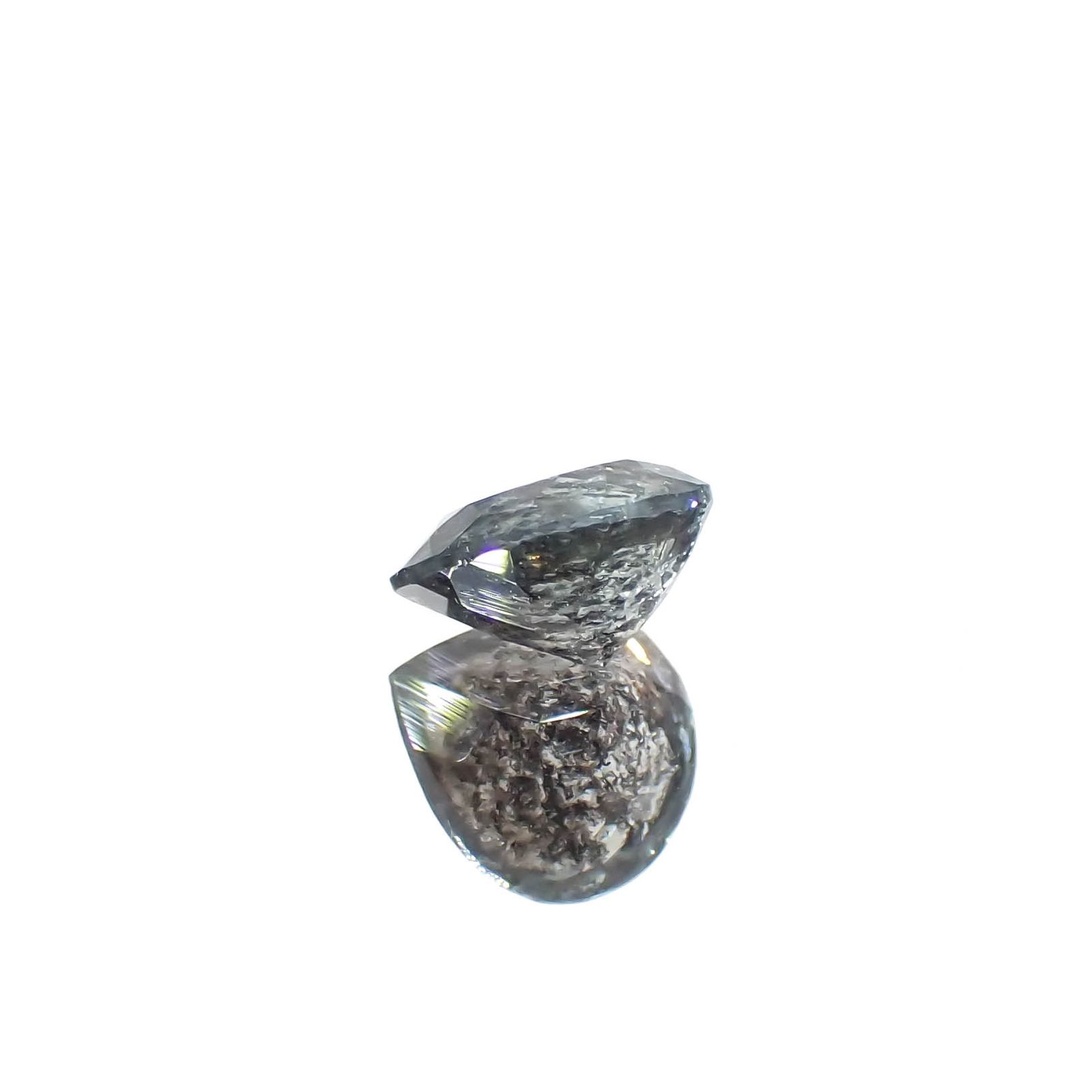 アベンチュリンアクアマリン ナイジェリア産 1.02ct[240226029]7.2x7mm前後