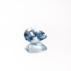 アクアマリン サンタマリアカラー ナイジェリア/マダガスカル産 0.42ct[240225973]6.1x3.9mm前後