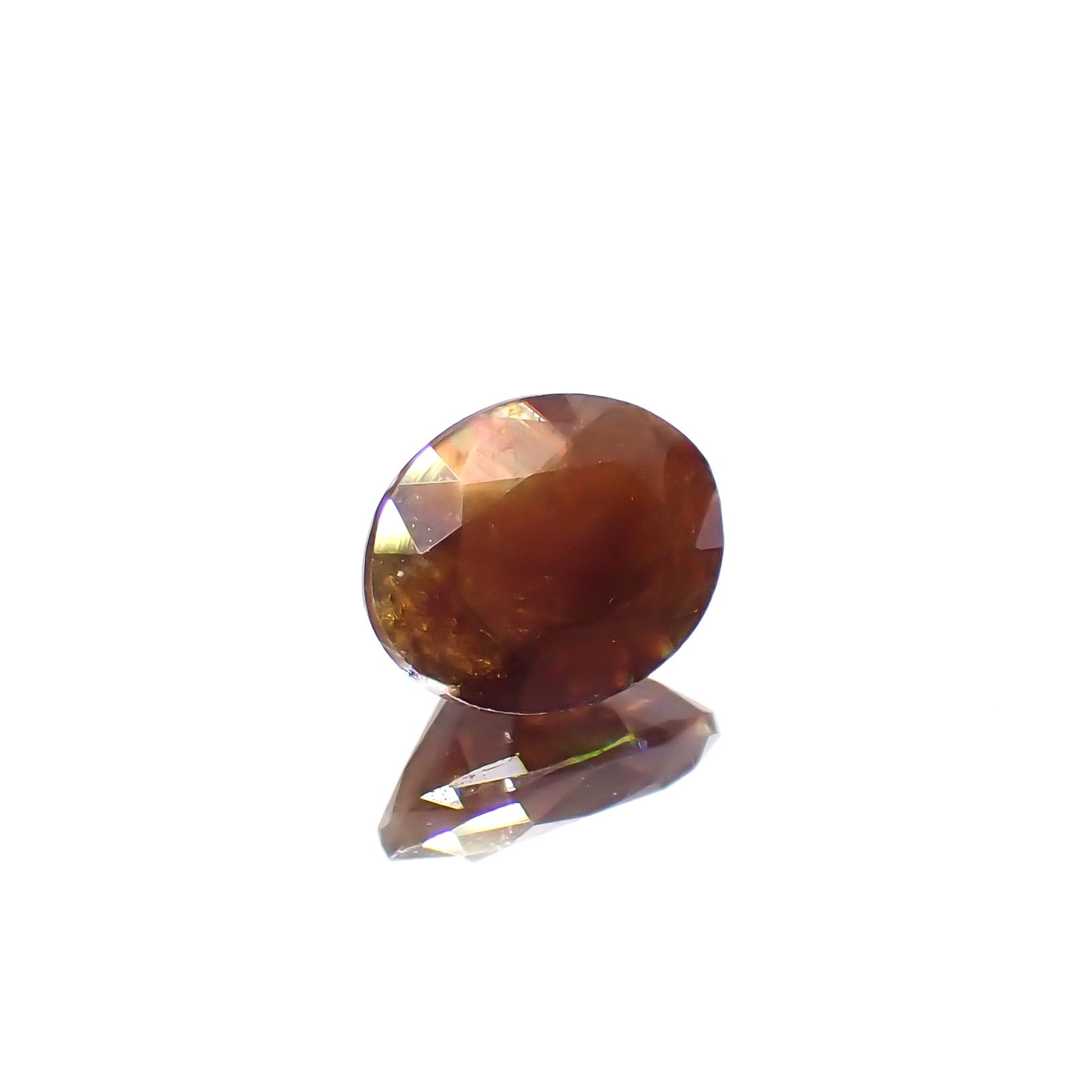 レインボーガーネット 日本・奈良県産 1.02ct[240223305]6.6x5