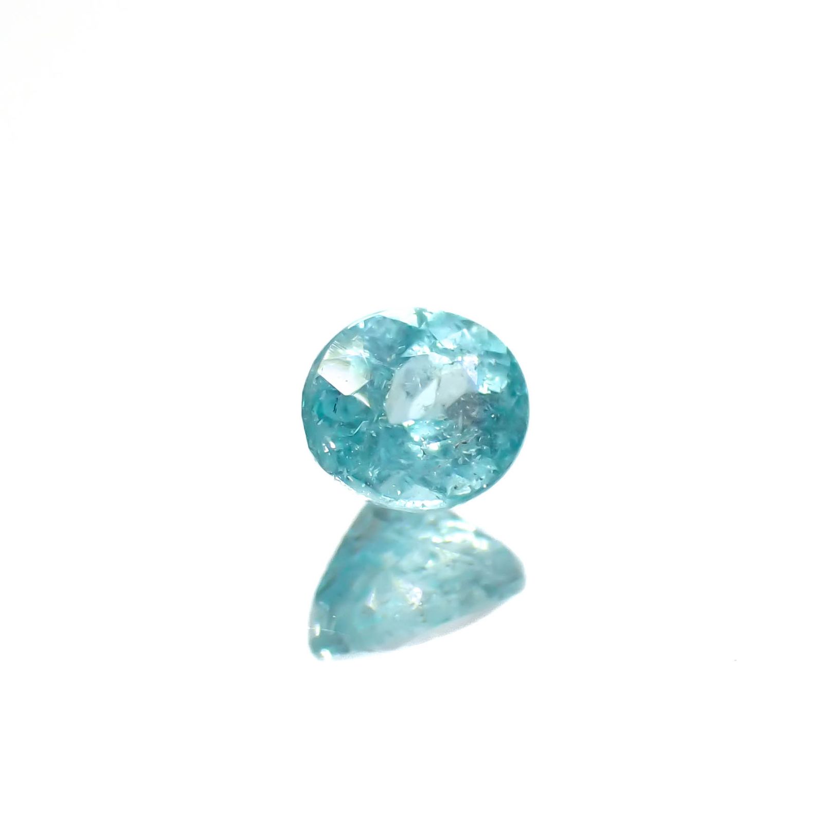パライバトルマリン ブラジル・パライバ州バターリャ鉱山産 0.22ct[231225252]3.8x3.3mm前後