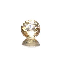 イエロージルコン(宝石名ジルコン)スリランカ/カンボジア産 1.63ct 識別済[220114839]6.5x6.5mm前後