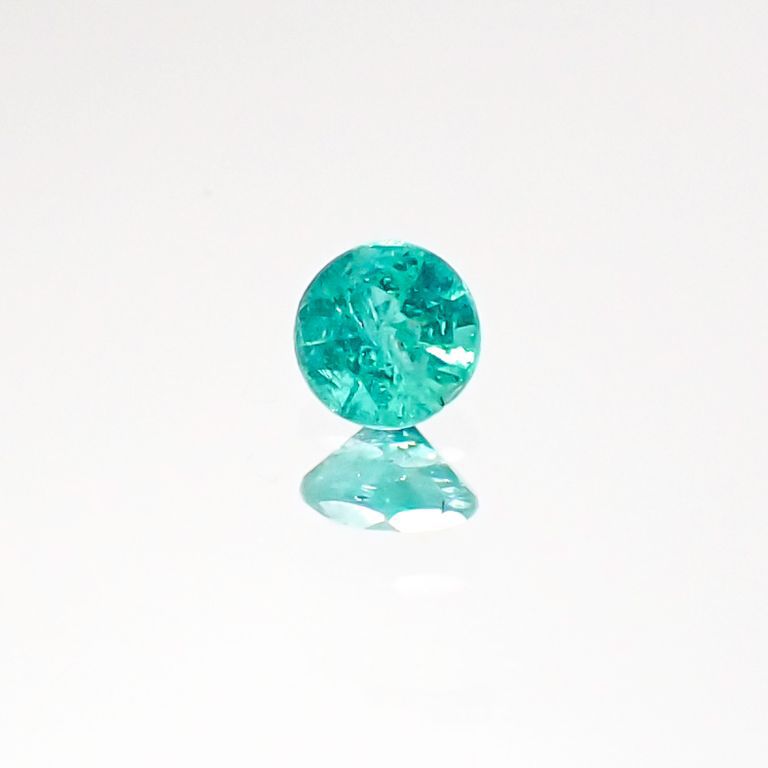 パライバトルマリン ブラジル産 ルース 0.05ct[20106432]2.2×2.2mm前後
