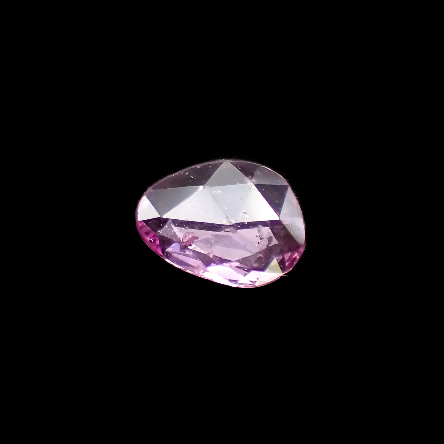 ◇ローズカット◇パープルピンクサファイア マダガスカル産 0.55ct[230722666]7.4x5.6mm前後