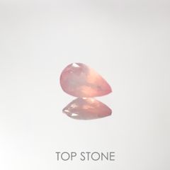 ディープローズクォーツ(宝石名ローズ・クォーツ)モザンビーク産 0.60ct 識別済[220616407]7.6x4.8mm前後