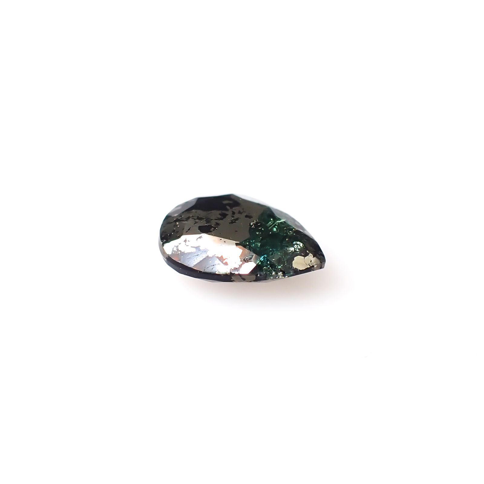 パイライトインエメラルド コロンビア産 1.25ct [241229562]8.4x6.5mm前後
