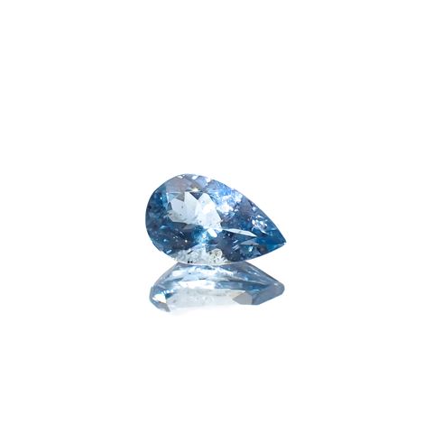 アクアマリン サンタマリアカラー マダガスカル産 0.80ct[240326967]7.9x5.1mm前後