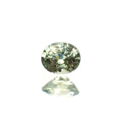 グリーンクリソベリル(宝石名クリソベリル)スリランカ/マダガスカル産 識別済 0.25ct / 3.9x3.3mm前後 [220114482]