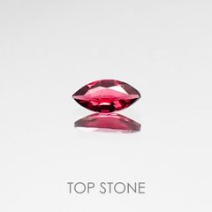 レッドスピネル タンザニア産 ルース 0.13ct[20073923]5×2.5mm前後