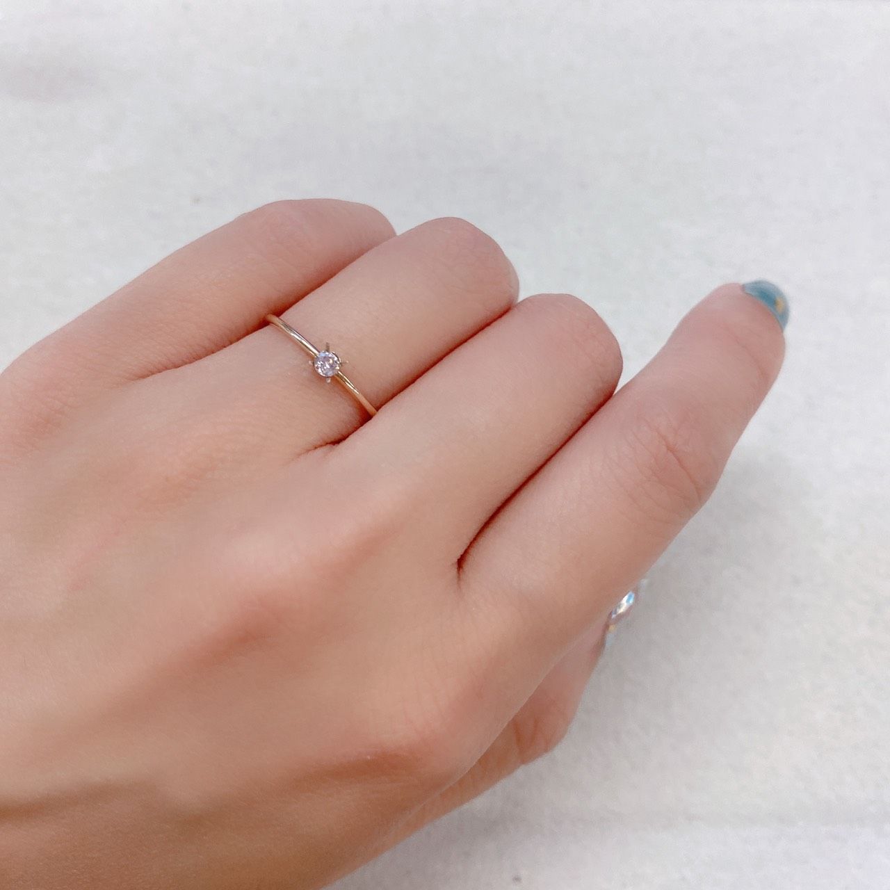 ピンクダイヤモンド(宝石名ダイヤモンド) I-1 / FANCY LIGHT PINK PURPLE 0.082ct ソ付(CGL)[210812228]2.6×2.7mm前後