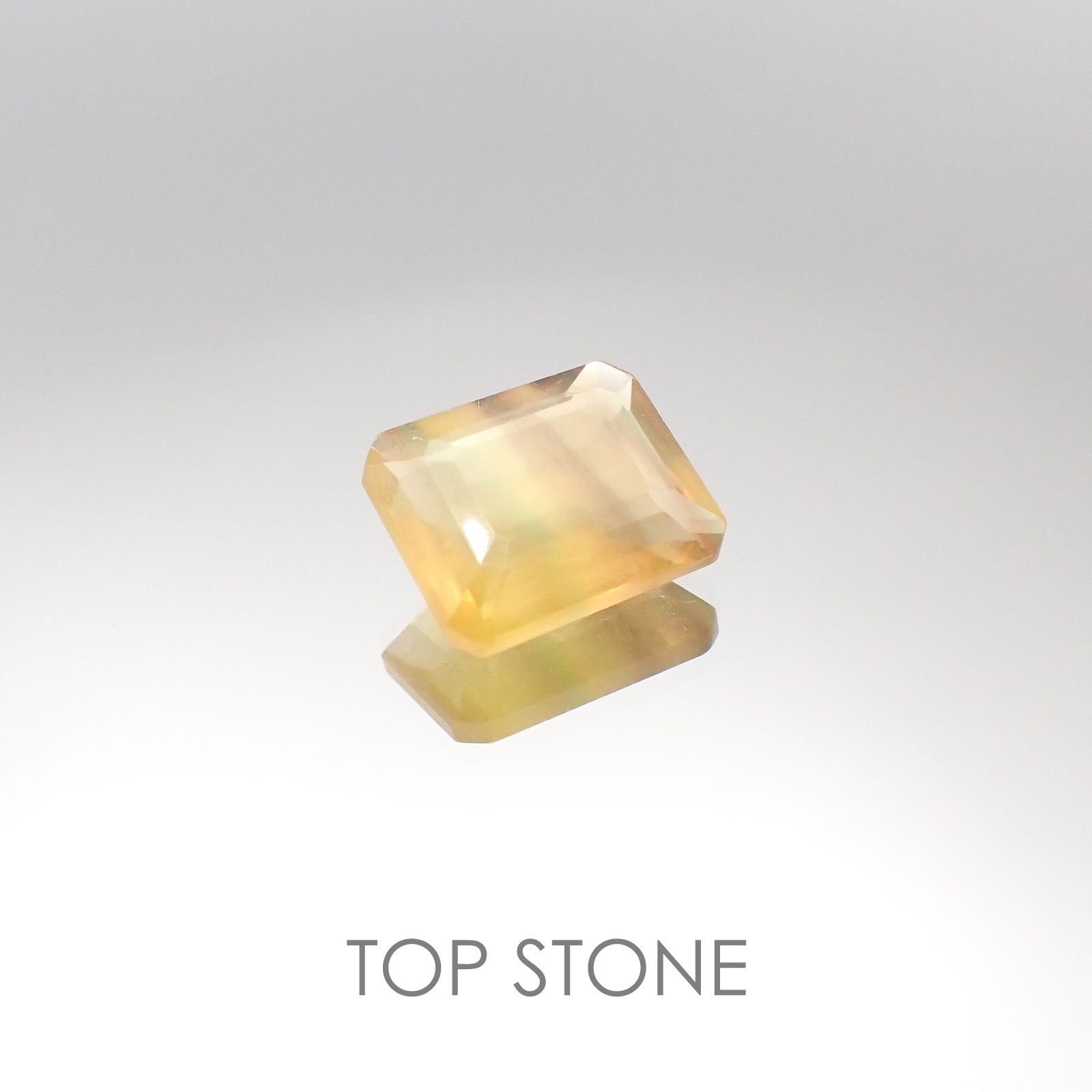 バイカラーフローライト ブラジル産 ルース 6.05ct[20095587]12×9.9mm前後